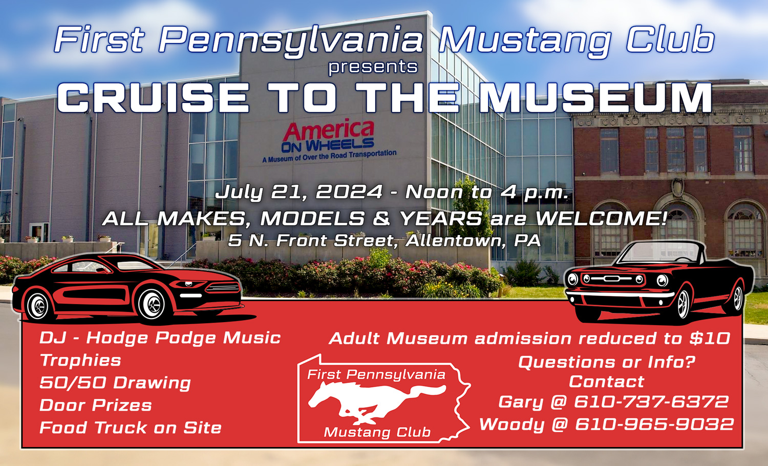 First Pennsylvania Mustang Club presents Cruise to the Museum